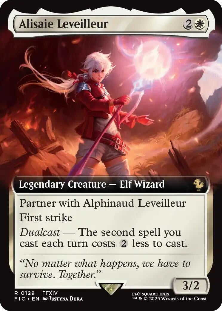 Image for Alisaie Leveilleur (Extended Art) (129) (FIC) - Magic: The Gathering
