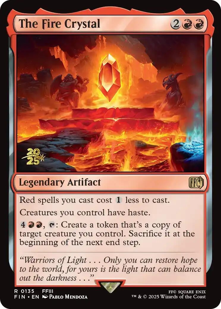 Image for The Fire Crystal (135) - Magic: The Gathering