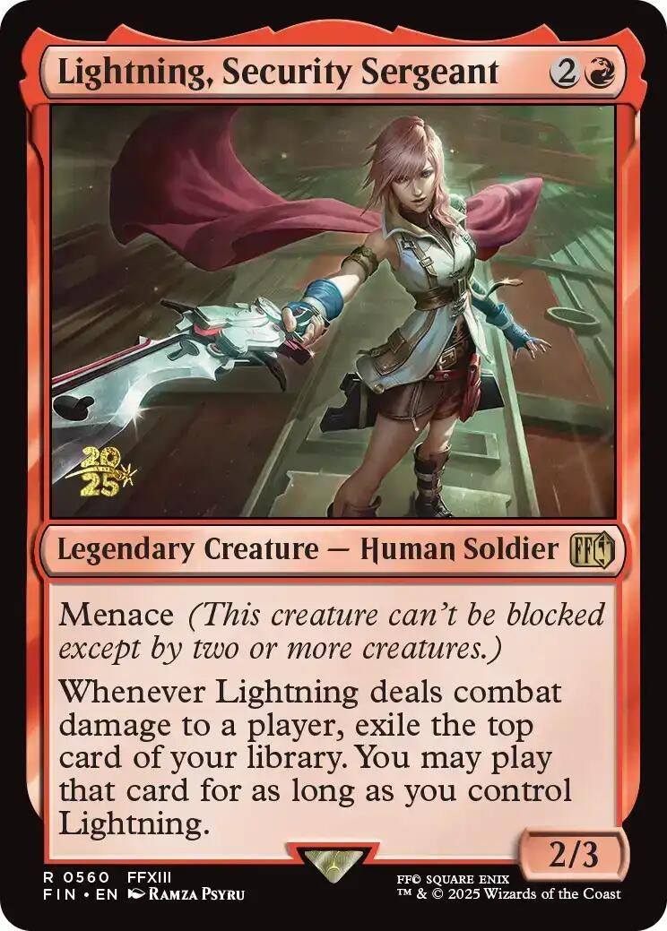 Image for Lightning, Security Sergeant (560) - Magic: The Gathering