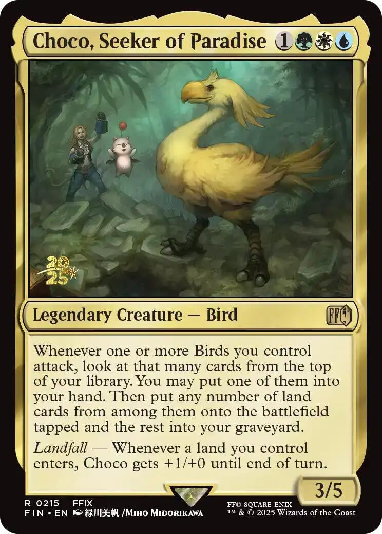 Image for Choco, Seeker of Paradise (215) - Magic: The Gathering