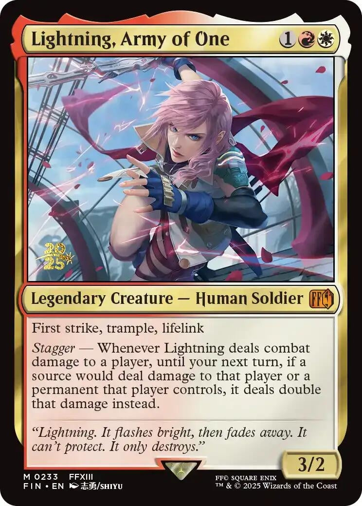 Image for Lightning, Army of One (233) - Magic: The Gathering