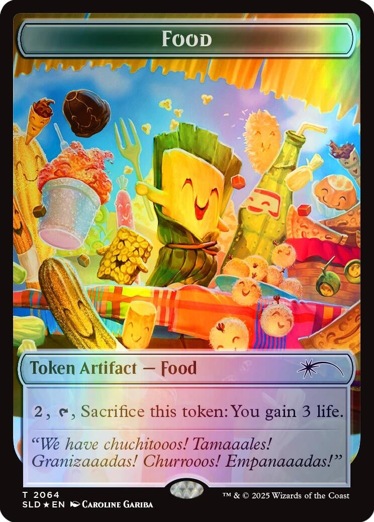 Image for Food Token (2064) (Rainbow Foil) (2064) - Magic: The Gathering