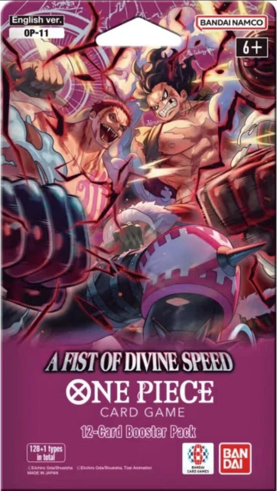 Image for A Fist of Divine Speed - Sleeved Booster Pack - One Piece Card Game