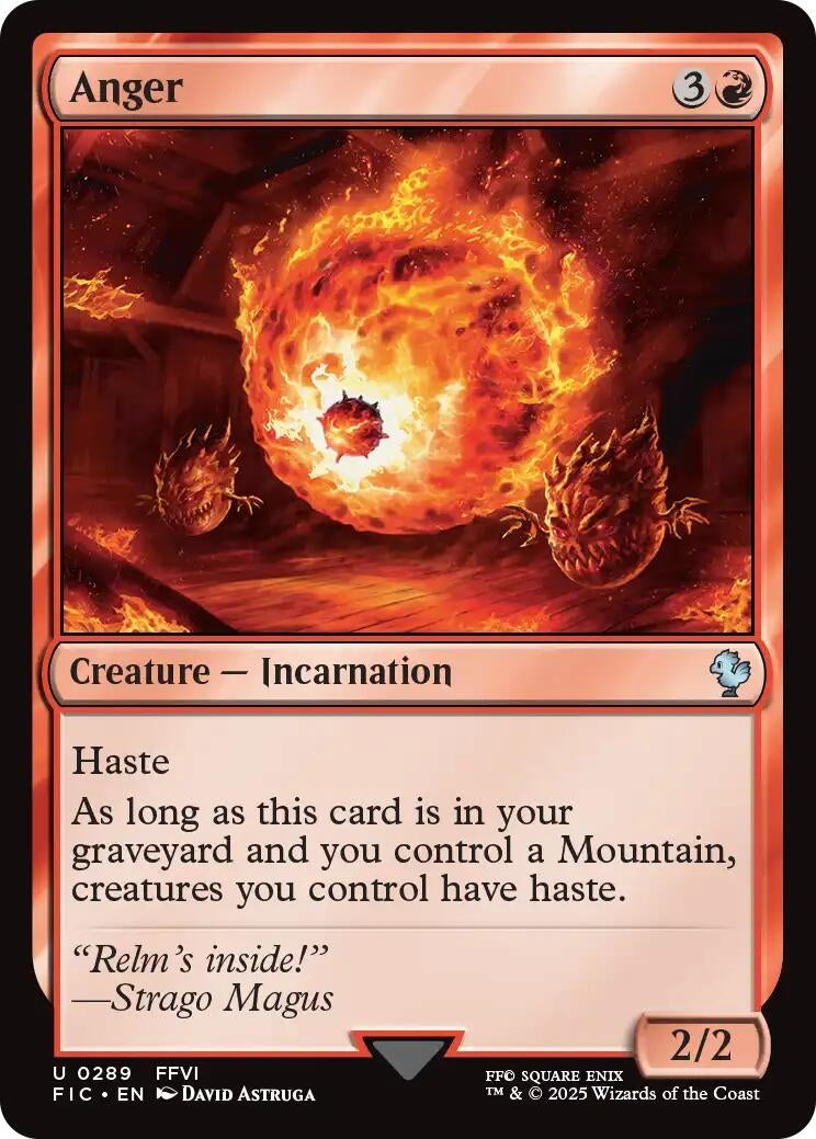 Image for Anger (Surge Foil) (289) - Magic: The Gathering