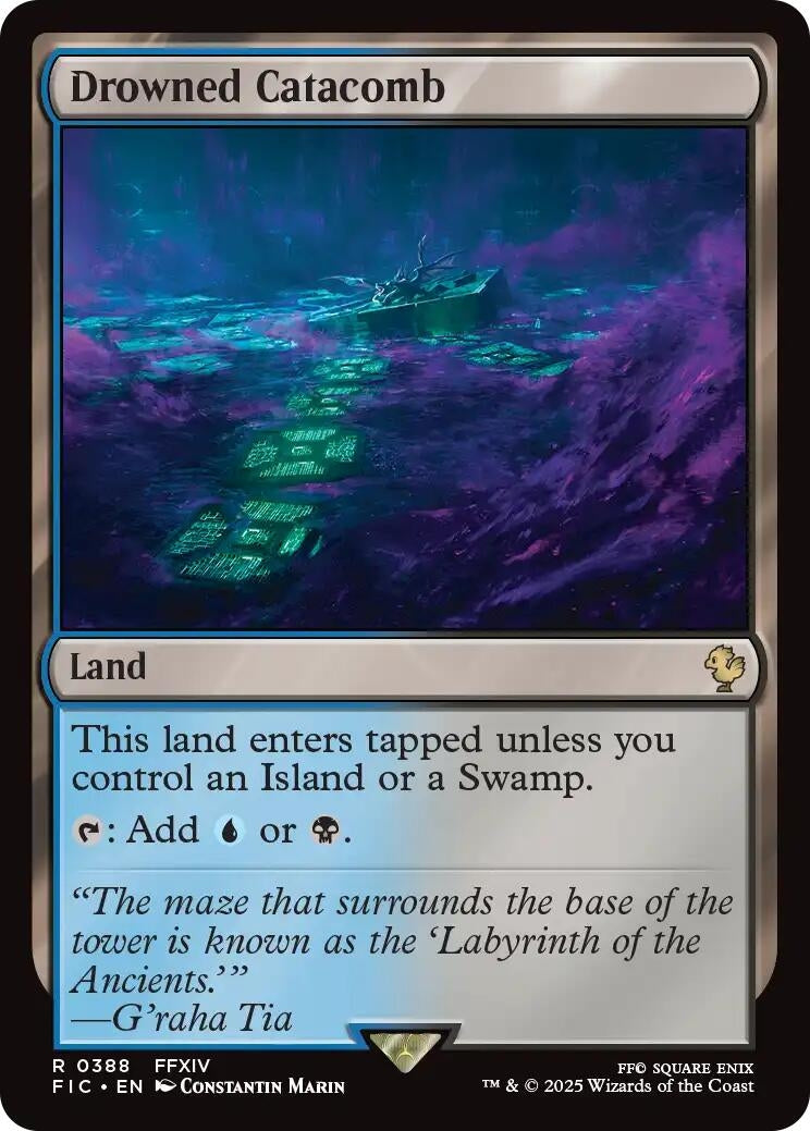 Image for Drowned Catacomb (Surge Foil) (388) - Magic: The Gathering
