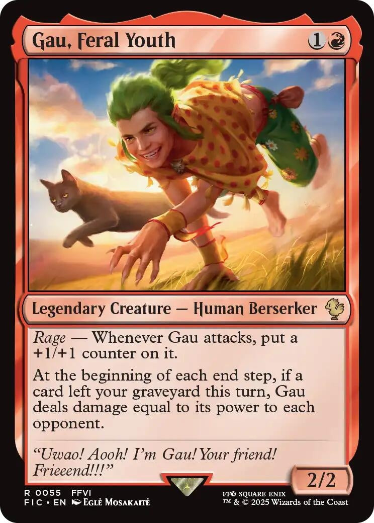 Image for Gau, Feral Youth (Surge Foil) (55) (FIC) - Magic: The Gathering