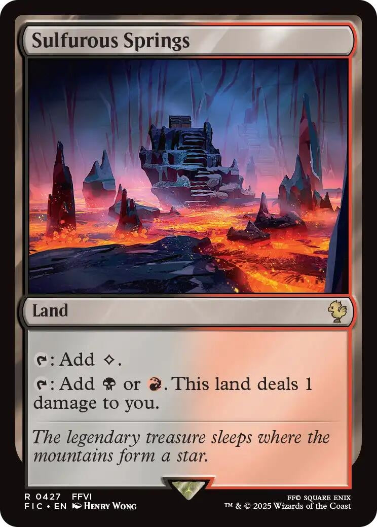 Image for Sulfurous Springs (Surge Foil) (427) (FIC) - Magic: The Gathering
