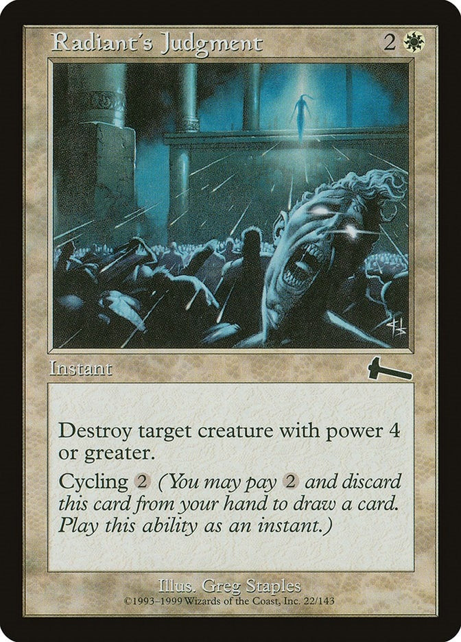 Image for Radiant's Judgment (22) - Magic: The Gathering