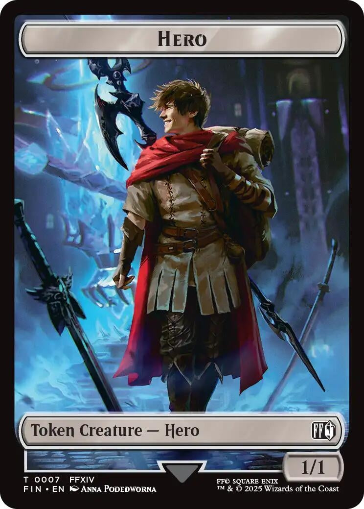 Image for Hero (0007) // Horror Double-Sided Token (7 // 13) - Magic: The Gathering