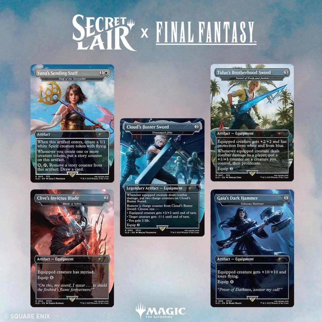Image for Secret Lair x FINAL FANTASY: Weapons - Non-Foil Edition - Magic: The Gathering