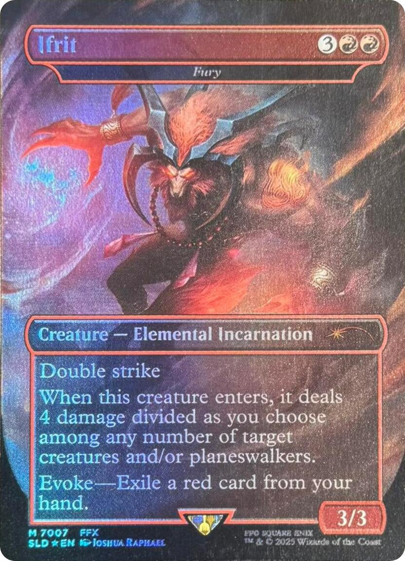 Image for Ifrit - Fury (Rainbow Foil) (7007) - Magic: The Gathering