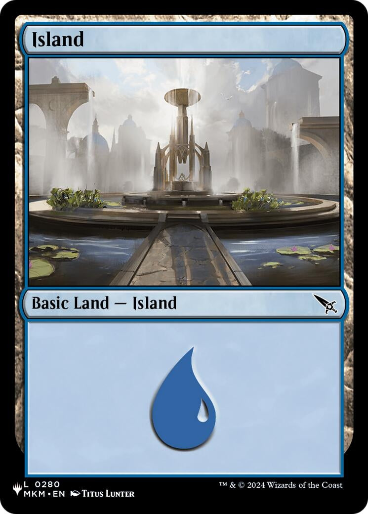 Image for Island (MKM) (280) (LIST) - Magic: The Gathering