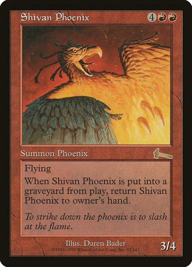 Image for Shivan Phoenix (91) - Magic: The Gathering