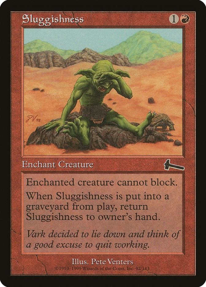 Image for Sluggishness (92) - Magic: The Gathering