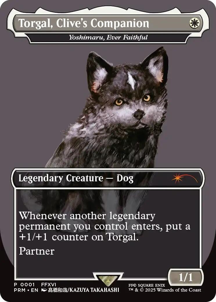 Image for Torgal, Clive's Companion - Yoshimaru, Ever Faithful (MagicCon: Las Vegas 2025) (1) - Magic: The Gathering