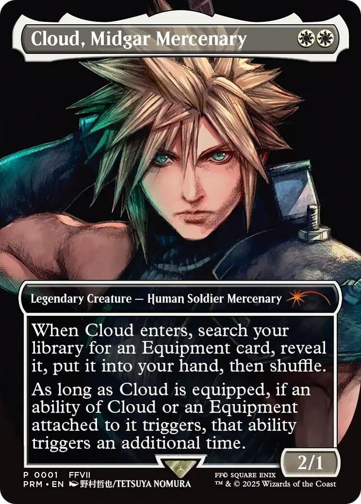 Image for Cloud, Midgar Mercenary (1) - Magic: The Gathering