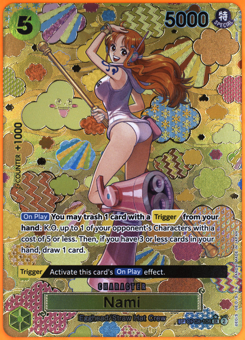 NAMI 2024 2024 ONE PIECE EMPERORS IN THE NEW WORLD #OP08-106 TAG 10