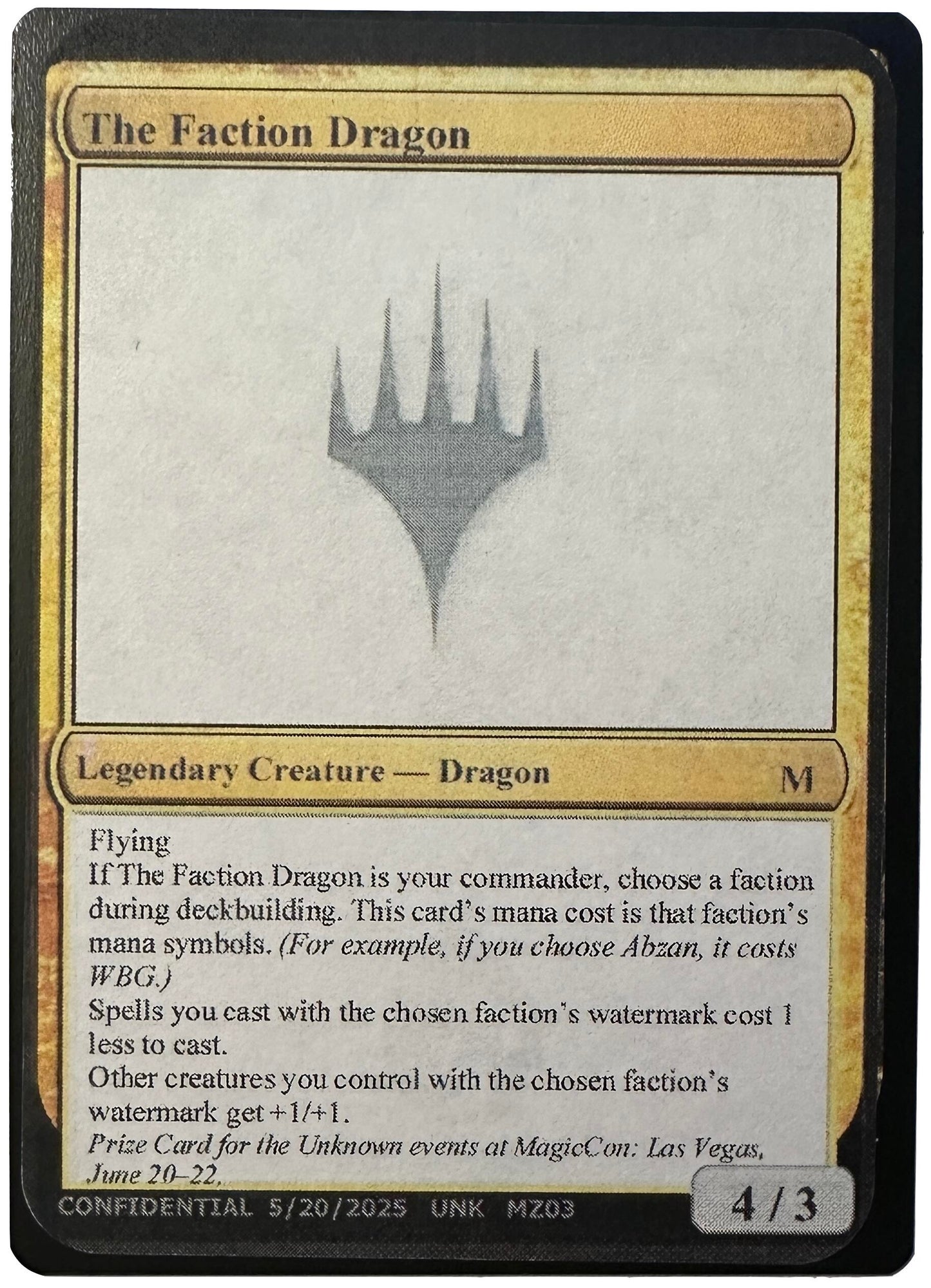 Image for The Faction Dragon - Magic: The Gathering