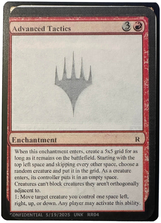 Image for Advanced Tactics (UNK) - Magic: The Gathering