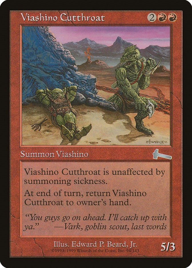 Image for Viashino Cutthroat (94) - Magic: The Gathering