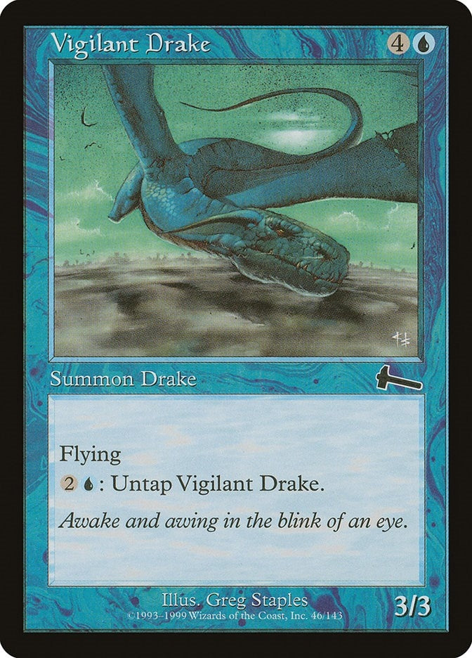 Image for Vigilant Drake (46) - Magic: The Gathering