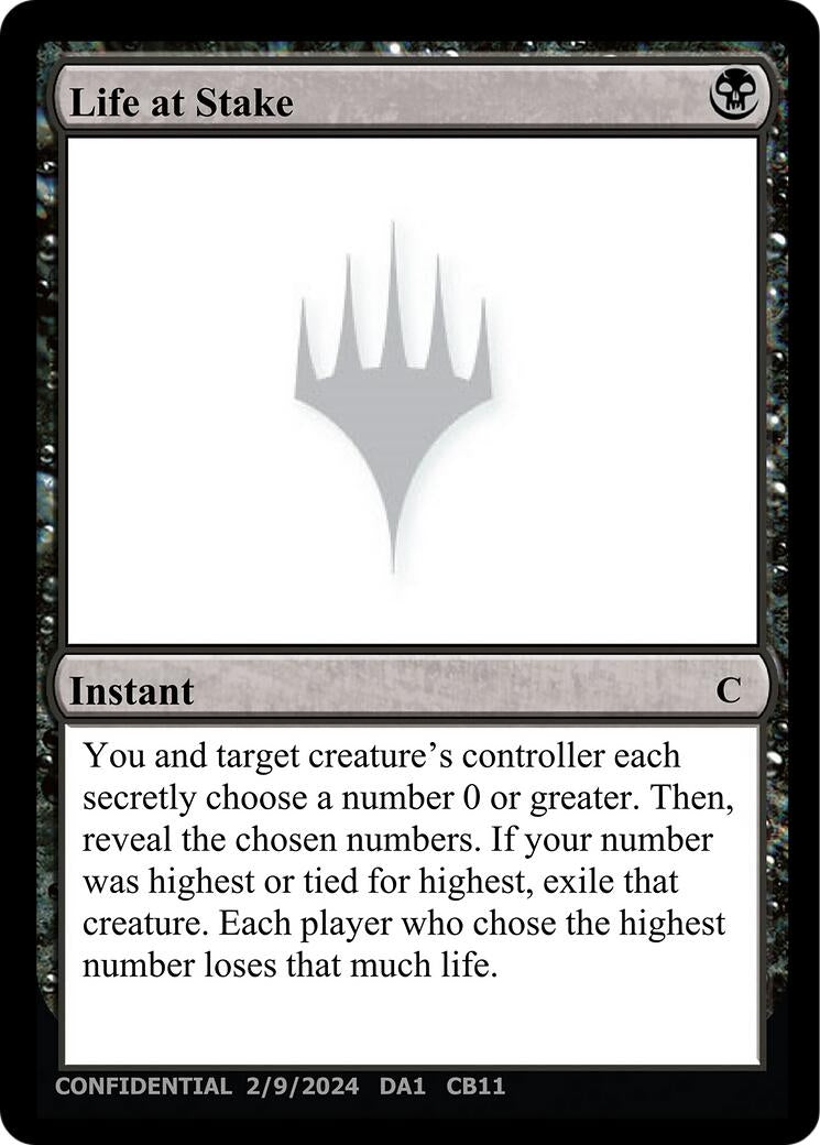 Image for Life at Stake (UNK) - Magic: The Gathering