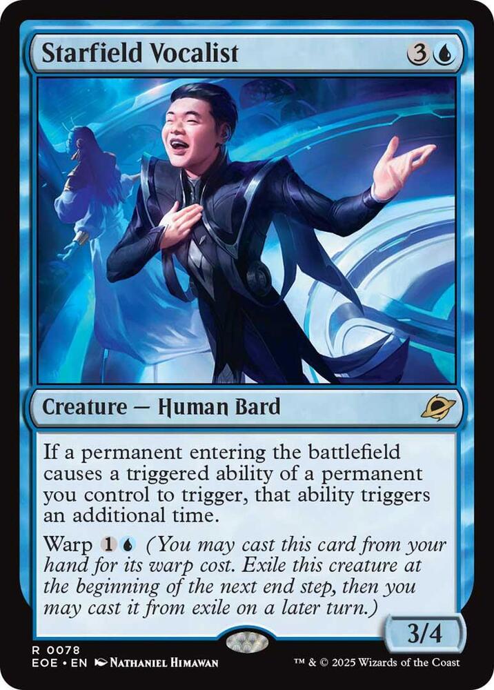 Image for Starfield Vocalist (78) - Magic: The Gathering