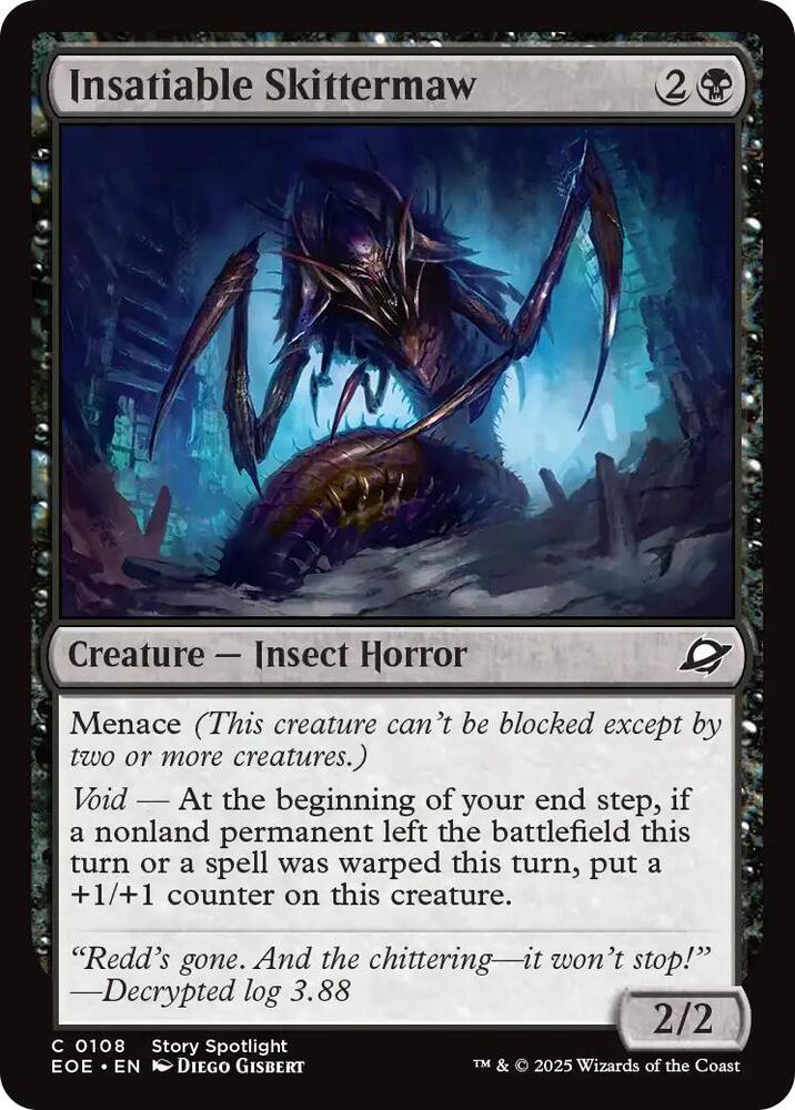 Image for Insatiable Skittermaw (108) - Magic: The Gathering
