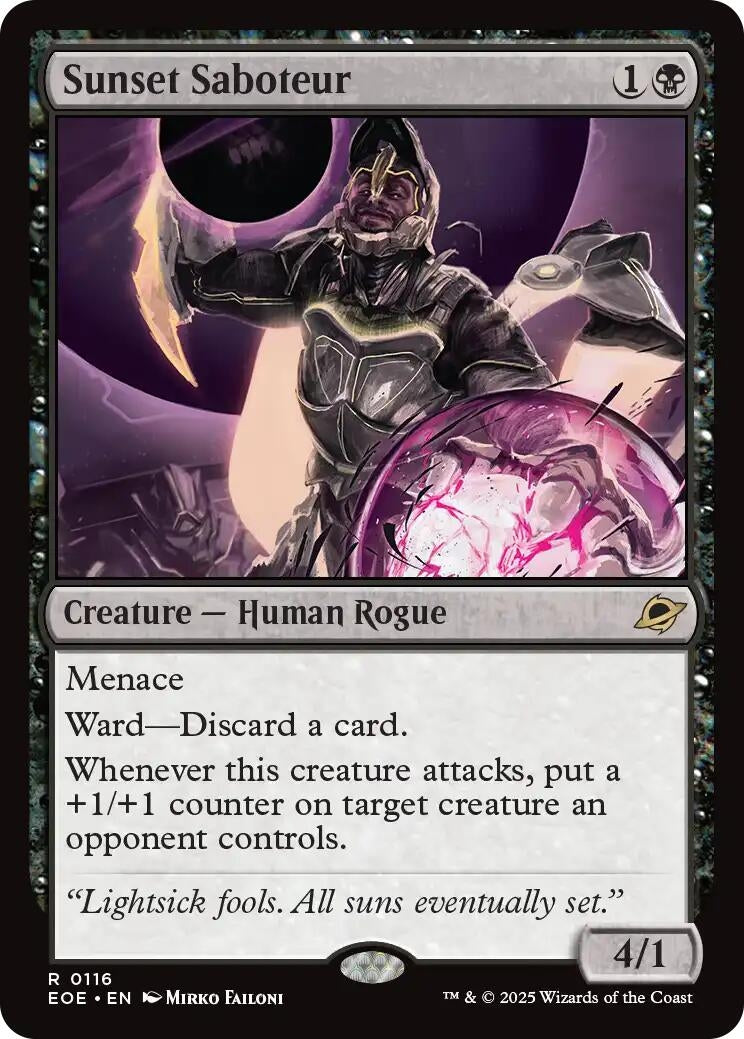 Image for Sunset Saboteur (116) - Magic: The Gathering