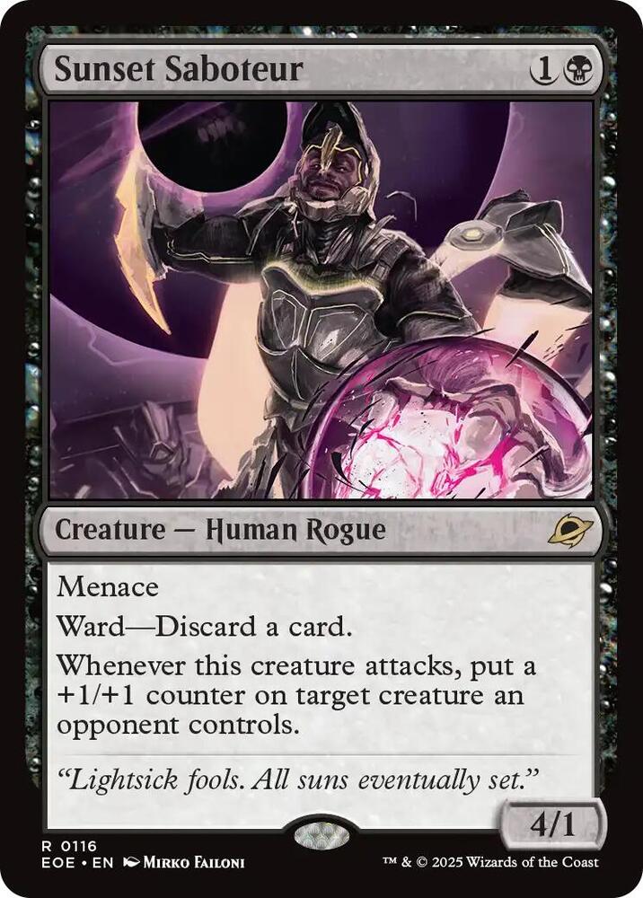 Image for Sunset Saboteur (116) - Magic: The Gathering