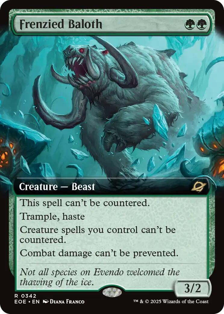 Image for Frenzied Baloth (Extended Art) (342) - Magic: The Gathering