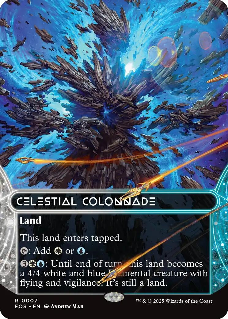Image for Celestial Colonnade (0007) (Borderless) (7) - Magic: The Gathering