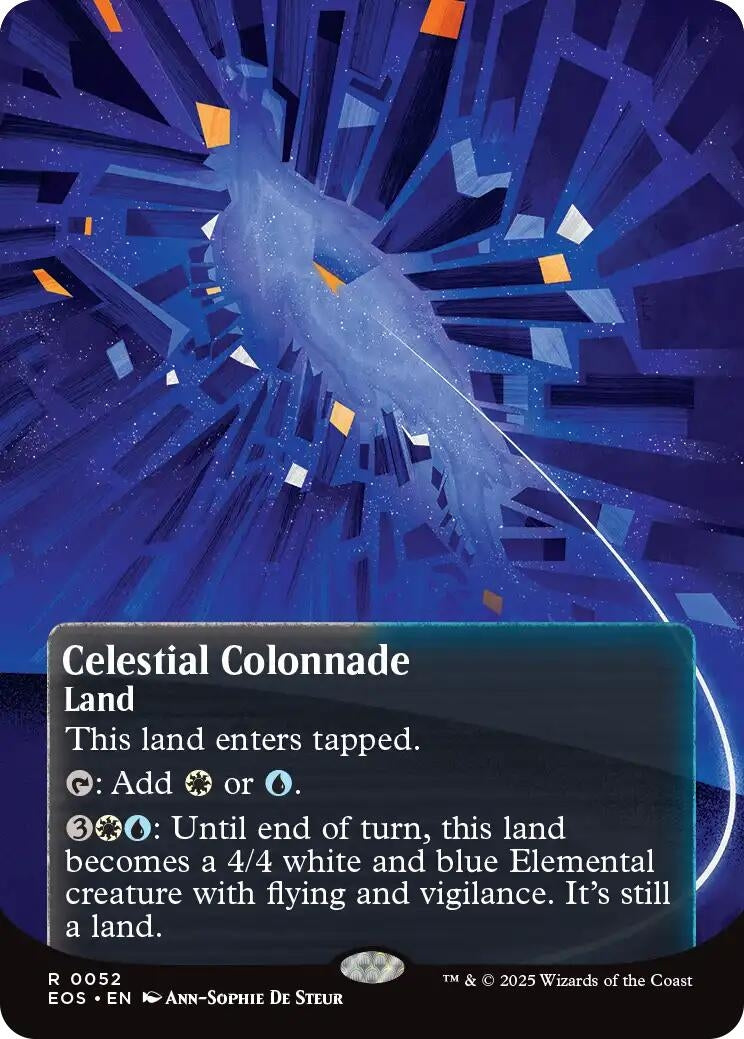 Image for Celestial Colonnade (0052) (Borderless) (52) - Magic: The Gathering