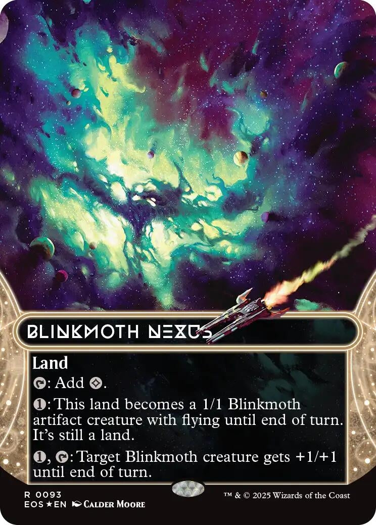 Image for Blinkmoth Nexus (0093) (Borderless) (Galaxy Foil) (93) - Magic: The Gathering