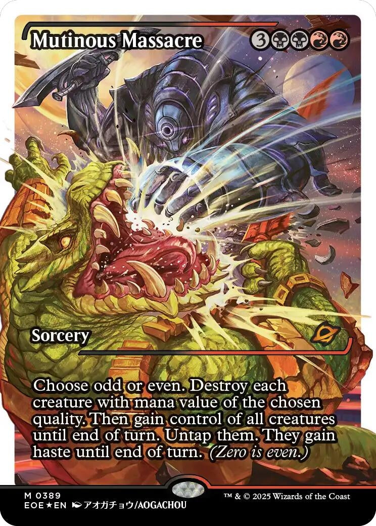 Image for Mutinous Massacre (Showcase) (Fracture Foil) (389) - Magic: The Gathering