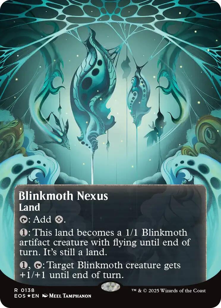 Image for Blinkmoth Nexus (0138) (Borderless) (Galaxy Foil) (138) - Magic: The Gathering