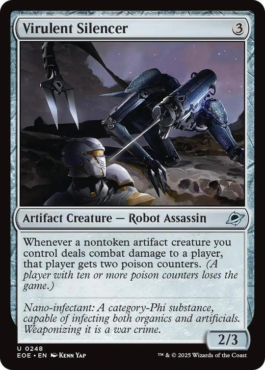 Image for Virulent Silencer (248) - Magic: The Gathering
