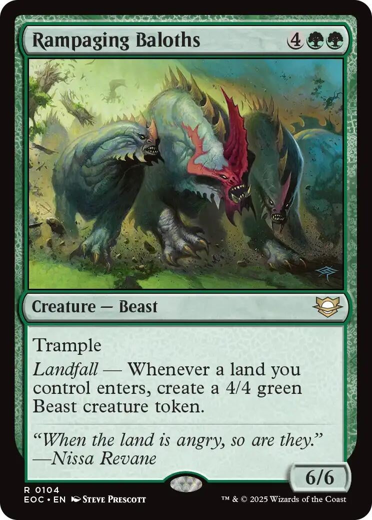 Image for Rampaging Baloths (104) - Magic: The Gathering