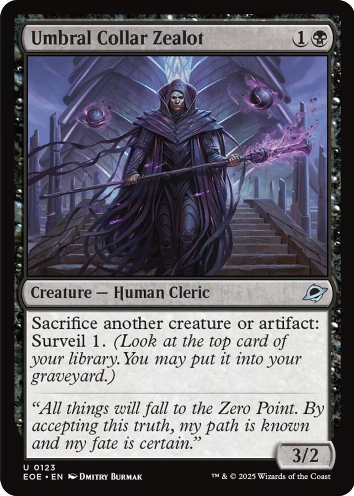 Image for Umbral Collar Zealot (123) - Magic: The Gathering