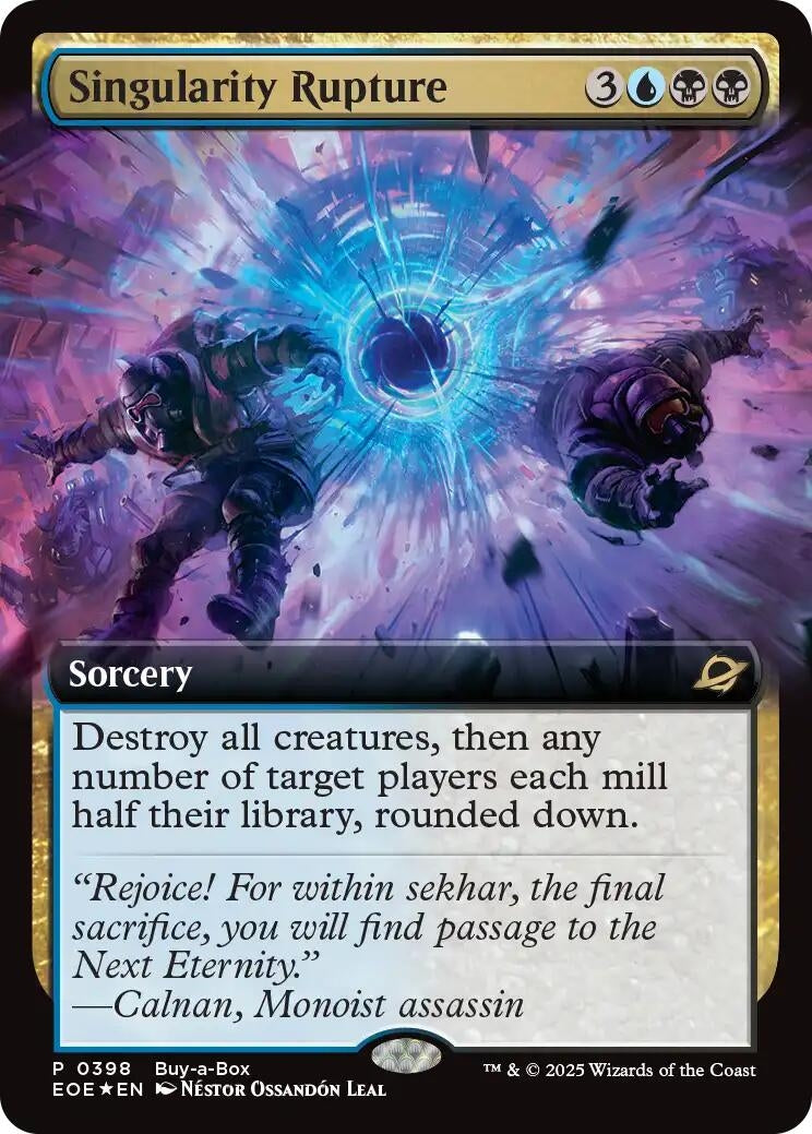 Image for Singularity Rupture (Extended Art) (398) (BABP) - Magic: The Gathering