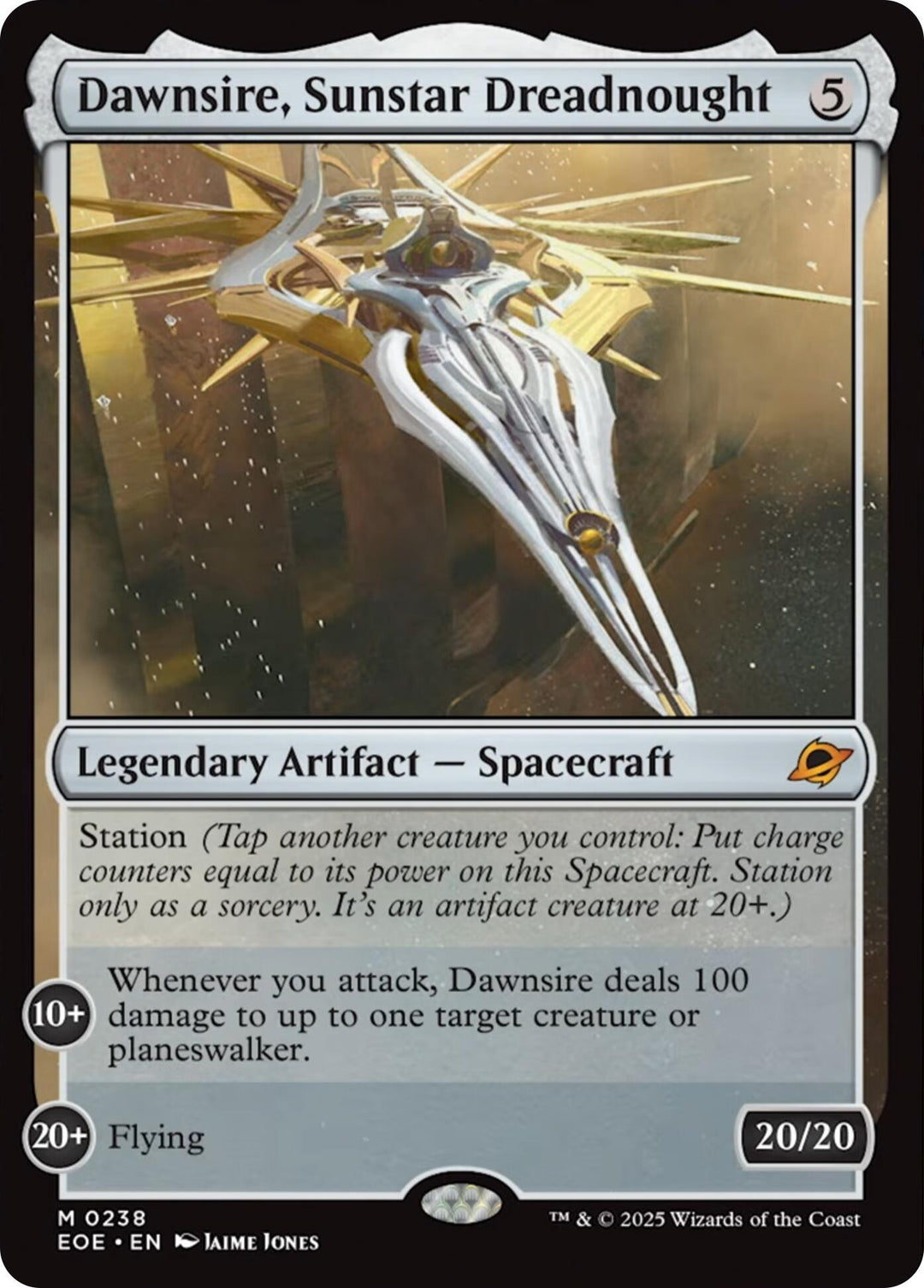Image for Dawnsire, Sunstar Dreadnought (238) - Magic: The Gathering