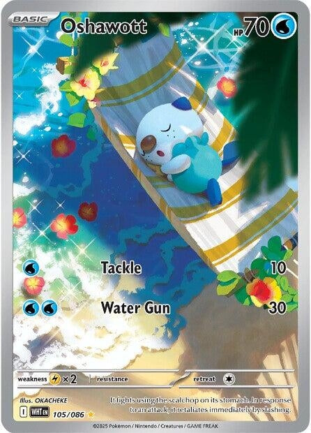Image for Oshawott (105/086) (WHT) - Pokemon