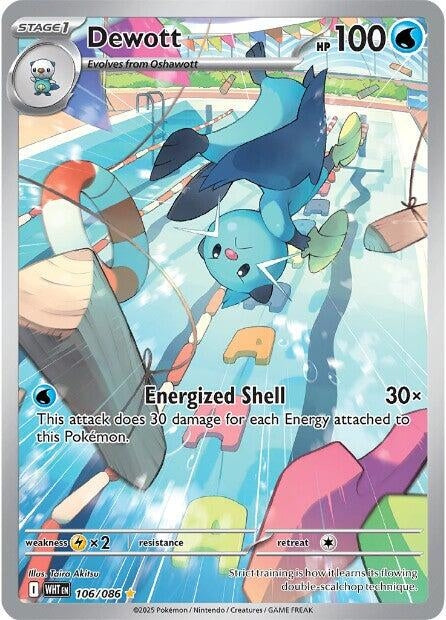 Image for Dewott (106/086) (WHT) - Pokemon