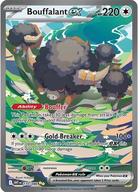 Image for Bouffalant ex (170/086) (WHT) - Pokemon