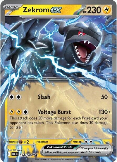Zekrom ex (034/086) (BLK)