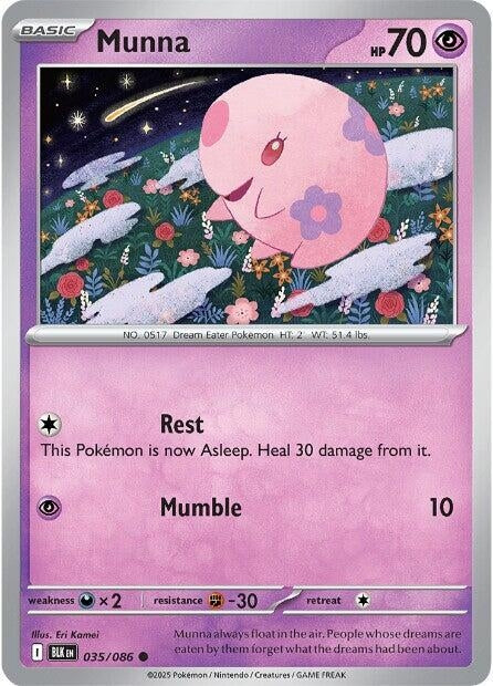 Image for Munna (035/086) (BLK) - Pokemon