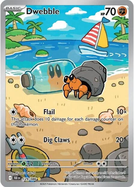 Image for Dwebble (129/086) (BLK) - Pokemon