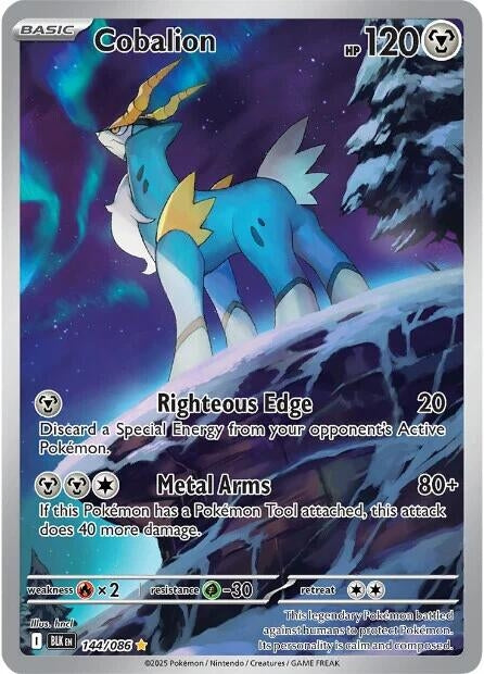 Image for Cobalion (144/086) (BLK) - Pokemon