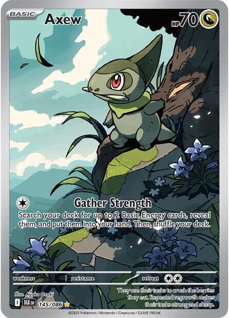 Image for Axew (145/086) (BLK) - Pokemon