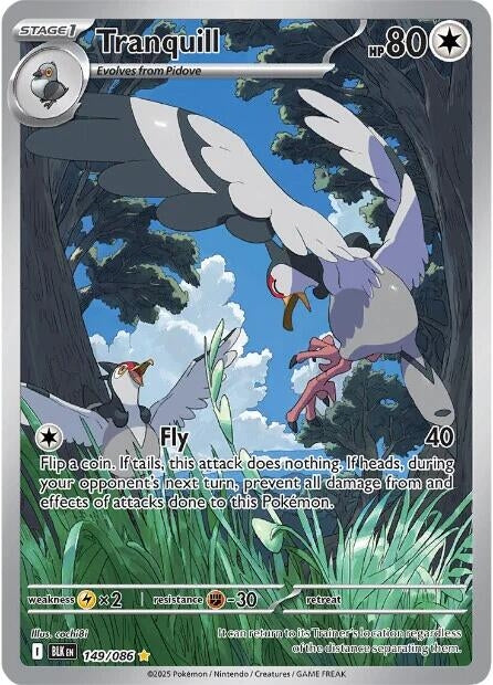 Image for Tranquill (149/086) (BLK) - Pokemon